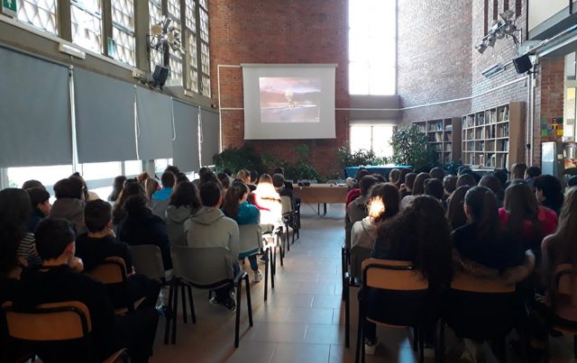 Ragazzi della scuola media di Camigliano