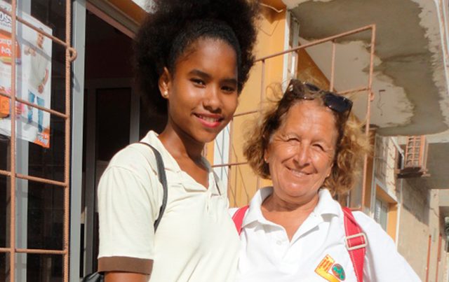 Una delle ragazze del Liceo